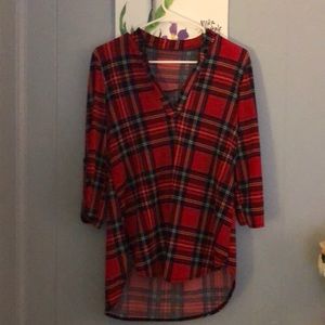 Flannel blouse